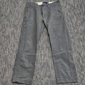 American Eagle Outfitters Men's Charcoal Gray Chinos